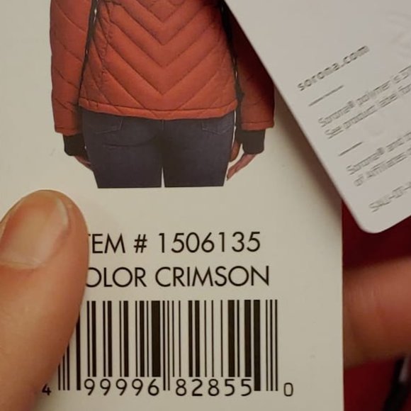 Tommy Hilfiger Ladies' Packable Jacket--Crimson - Picture 10 of 10
